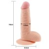 Ultra miękkie dildo The Ultra Soft Dude 19cm